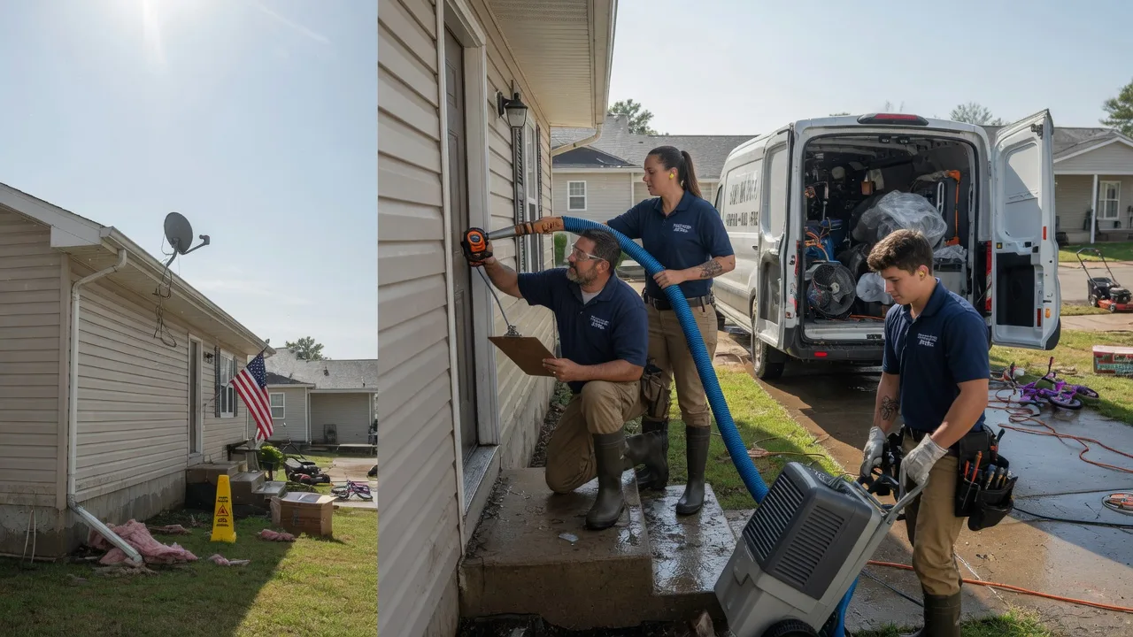 Ceiling Water Damage Restoration in Diamond, MO near me